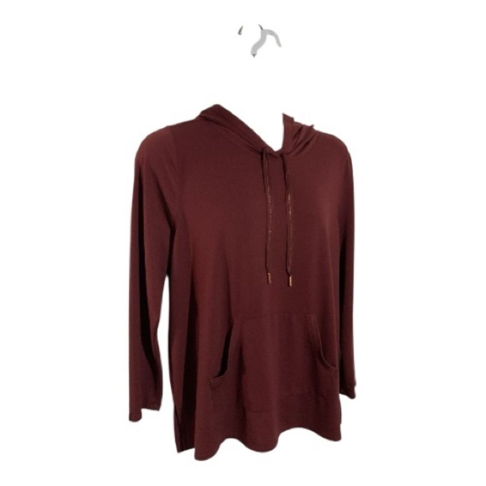 Livi Active Maroon Lightweight Hoodie Sweater Size 18W